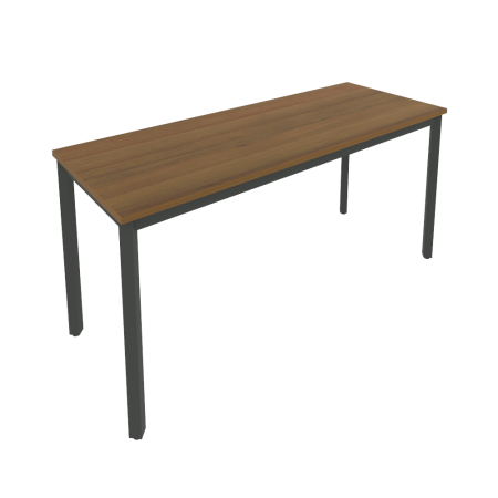 Стол письменный на металлокаркасе Slim С.СП-6.1 1580x600x750 (Орех/Антрацит металл)