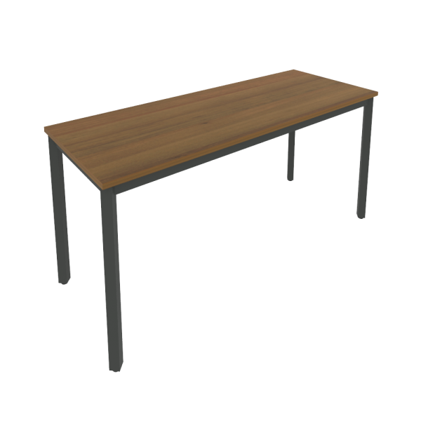 Стол письменный на металлокаркасе Slim С.СП-6.1 1580x600x750 (Орех/Антрацит металл)