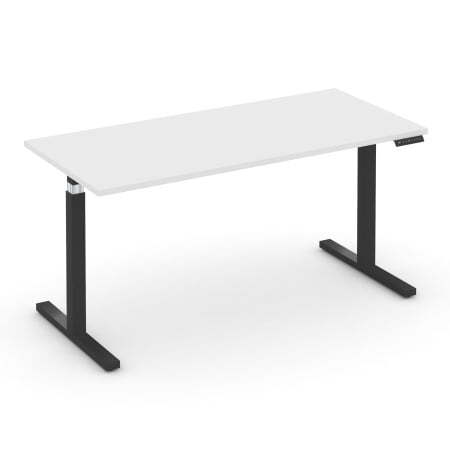 Стол электроподъемный MV.SE-4.7 1580x720x720-1190 (Белый Бриллиант/Черный металл)