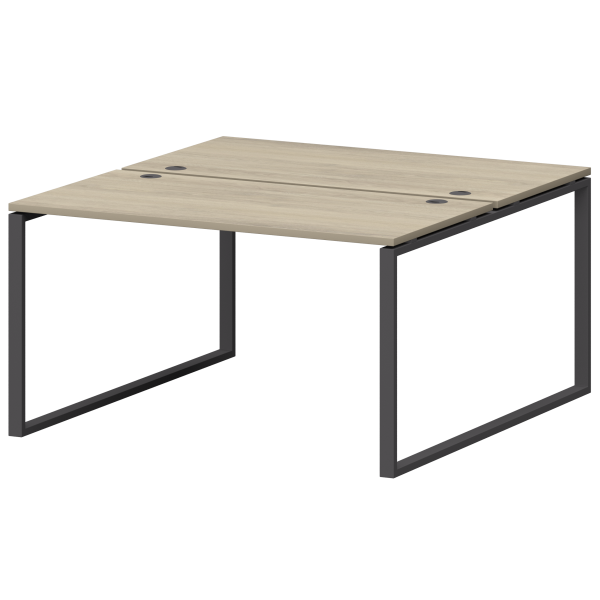 Бенч двойной на металлокаркасе Смарт СМС2-О-10К.149.Пр25 1000x1496x750 (Кронберг/Антрацит)