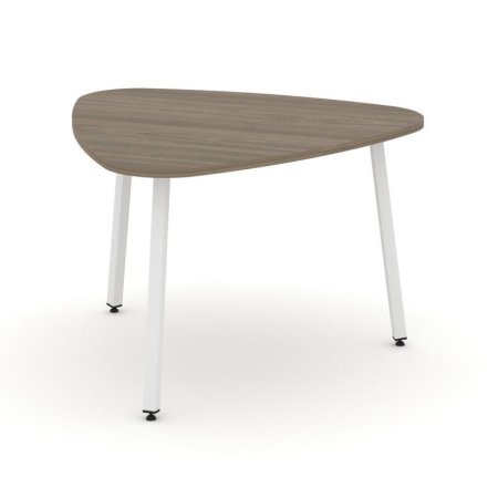 Стол переговорный SN-4.SPRG-71.3 (1200х1200х750) (Вяз Благородный/Металл Белый)