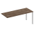 Секция стола рабочей станции на металлокаркасе КФ Комфорт КФ К.1134-1 1800x750x750 (Дуб шамони темныйСерый)