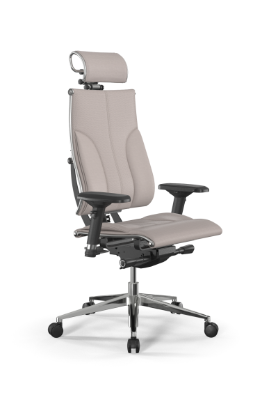 Кресло для руководителя Метта Y 4DF B2-10D - Infinity /Kc06/Nc06/D04P/H2cL-3D(M26.B32.G25.W03) (Светло-бежевый)
