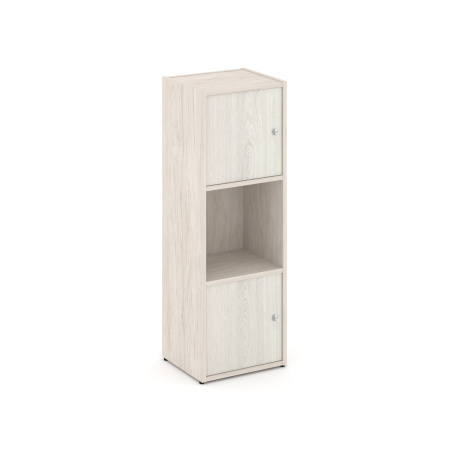 Стеллаж Locker Plus LK.K-001 408x350x1203 (Денвер Светлый | Дуб Наварра)
