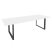 Стол переговорный на О-образном м/к Onix O.MO-PRG-25 2580x980x750 (Дуб Аттик/Белый Металл)
