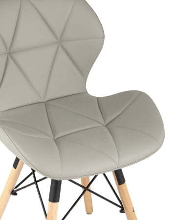Стул Бон экокожа серый (Стул Бон серый)