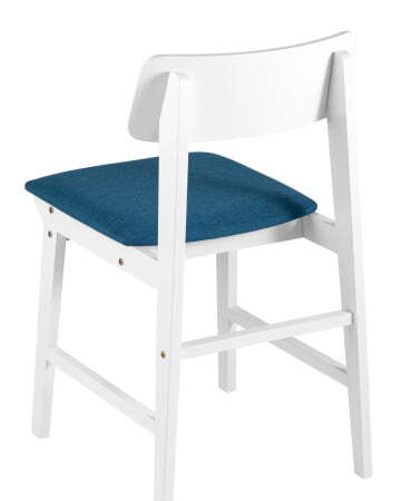 Стул ODEN WHITE синий 2 шт, (Стул Oden Wood синий)