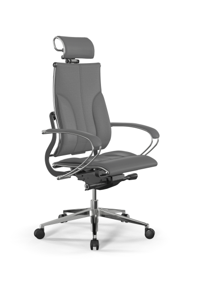 Кресло для руководителя Метта Y 2DM B2-10K - Infinity /Kc06/Nc06/K2cL/H2cL-3D(M26.B32.G25.W03) (Серый)
