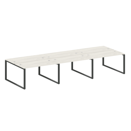 Рабочая станция Metal System Style БО.СМ-6.3 4200x1475x750 (Дуб Наварра/Антрацит металл)