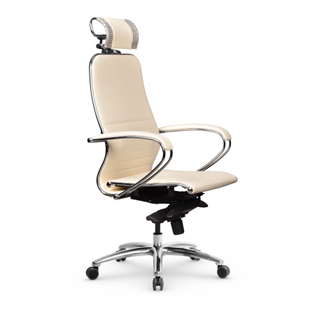 Кресло для руководителя Метта Samurai K-2.04 MPES (Молочный)