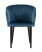 Стул с подлокотниками Нейтон велюр пыльно-синий (Стул Нейтон синий)