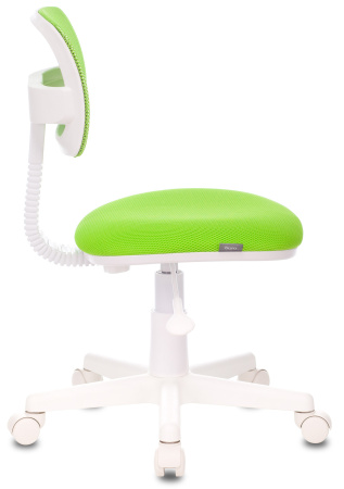 Кресло детское CH-W299 салатовый TW-03A TW-18 сетка/ткань крестов. пластик пластик белый (Салатовый)