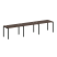Рабочая станция на 3 раб. места Metal System Style БП.СМ-3.2 3600x720x750 (Дуб Наварра/Серый металл)