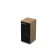 9ПП.023.4 Пенал низкий со стеклом (400x450x845), правый (Teakwood)