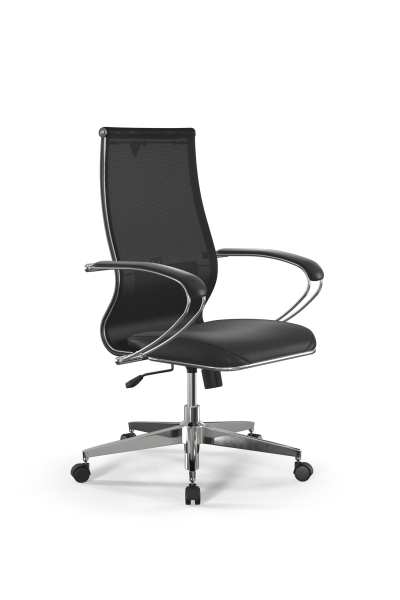 Кресло для руководителя Метта Sit 10 B2-163K - T+Extra /Km00/Wm12/K1cL(M09.B22.G18.W02) (Черный)