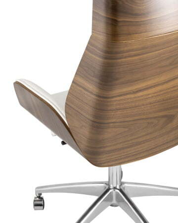 Кресло руководителя TopChairs Crown бежевое (Компьютерное кресло Crown бежевый)