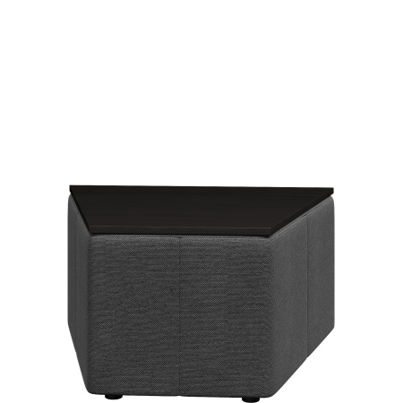 Диван Оригами. Стол трапеция. (Стол трапеция bravo_a_dark_grey)