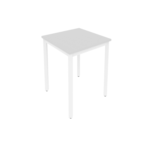 Стол письменный на металлокаркасе Slim С.СП-1.1 600x600x750 (Серый/Белый металл)