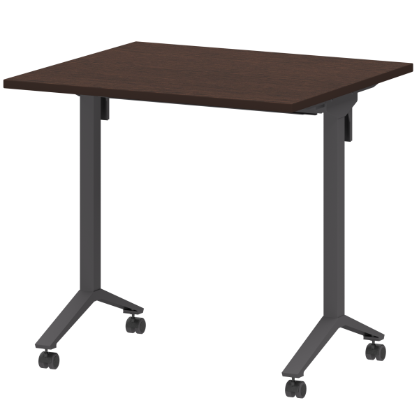 Стол мобильный складной Моби МБ22-80.70 800x700x750 (Дуб венге/Антрацит)