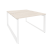 Рабочая станция на О-образном м/к Onix O.MO-D.RS-2.2.7 1180x1475x750 (Тиквуд Темный/Белый Металл)
