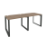 Рабочая станция на О-образном м/к Onix O.MO-RS-2.1.7 1960x720x750 (Тиквуд Темный/Белый Металл)