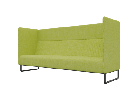 Диван трехместный BROS-3 (Romeo 07/Металл Черный)