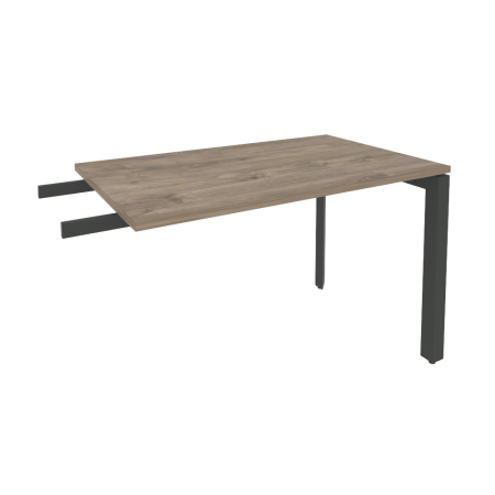 Брифинг-приставка на П-образном м/к Onix O.MP-BR-11 1180x720x750 (Тиквуд Темный/Черный металл)