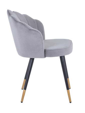 Стул Камилла велюр серый (Стул Камилла серый)