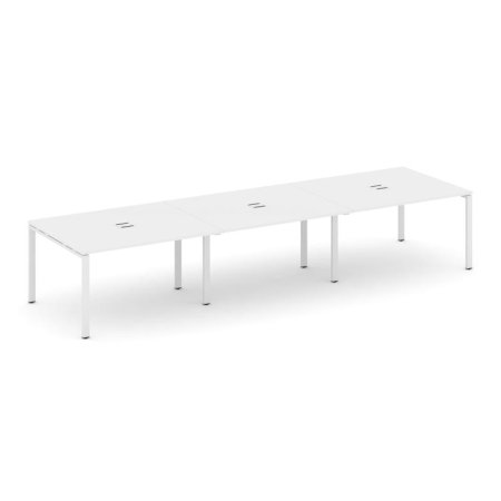 Стол переговорный SN-6P.SPRG-054 (4740х1180х750) (Белый/Металл Белый)