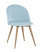 Стул Лион велюр пыльно-голубой (Стул Лион NEW пыльно-голубой)