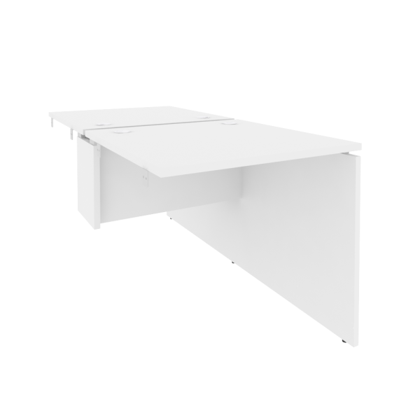Стол-приставка двойной к опорным элементам Onix O.D.SPR-0.8 780x1635x750 (Белый Бриллиант)