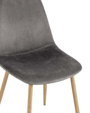 Стул Валенсия велюр серый (Стул Валенсия серый)