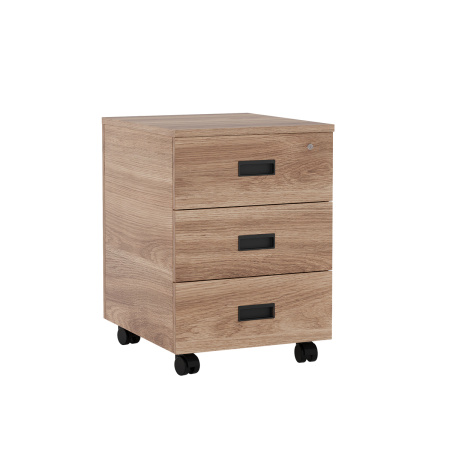 Тумба подкатная с 3 ящиками LIVERPOOL (Орех)