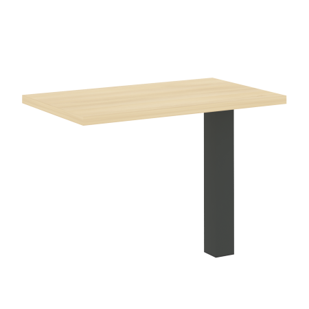 Брифинг-приставка с опорой LT.BR-3 (Акация Лорка/Антрацит металл)