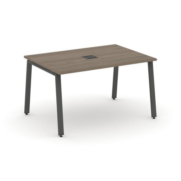 Стол переговорный SN-6A.SPRG-001 (980х980х750) (Вяз Благородный/Металл Антрацит)