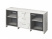 Тумба для документов Festus FI-13-02.G 1804x460x806 (Хромикс Белый/Камень Пьетра Гриджиа черный)