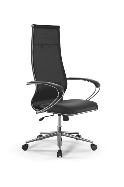 Кресло для руководителя Метта Sit 10 B1-163K - T+Extra /Km00/Wm12/K1cL(M09.B23.G18.W01) (Черный)