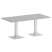 Стол прямоугольный VR.SP-5-180.2 1800x900x750 (Серый/Белый Металл)