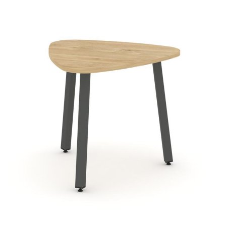 Стол переговорный SN-5.SPRG-70.3 (900х900х750) (Тиквуд Светлый/Металл Антрацит)