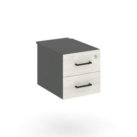 Тумба с 2 ящиками SN.TP-032 (343х507х356) (Антрацит/Дуб Наварра)