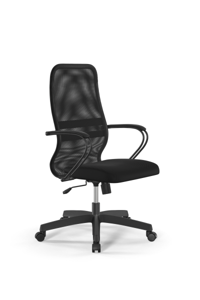 Кресло для руководителя Метта Sit 8 B2-8K - X1+UMF(X1) /Uh00/Wh00/K3bL(M09.B02.G15.W01) (Черный)