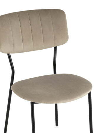 Стул Бандо велюр бежевый (Стул Бандо бежевый)