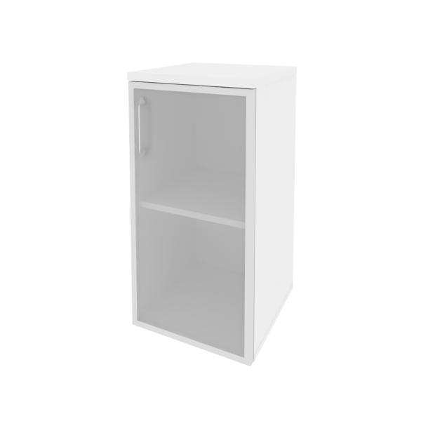 Шкаф низкий узкий правый Onix O.SU-3.2RR 400x420x823 (Белый Бриллиант)