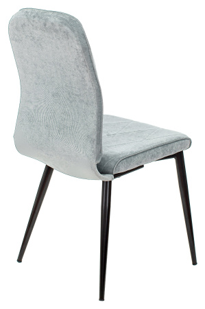 Стул для кухни KF-3 серо-голубой Light 28 металл черный на ножках (KF-3/LT28) (Серо-голубой)