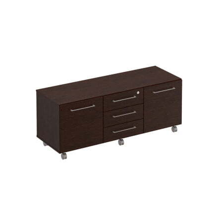 Тумба для оргтехники Reventon МЕ 262 1490x500x590 (Венге темный)