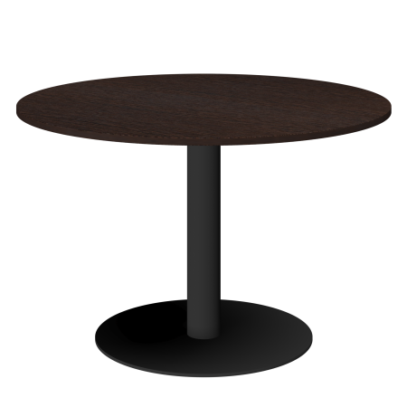 Стол круглый Арго-М АМ-Д120 1200x1200x760 (Дуб венге/Антрацит)
