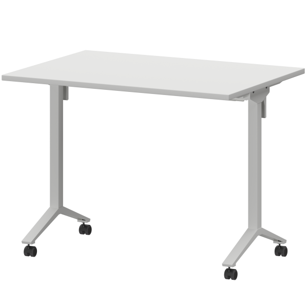 Стол мобильный складной Моби МБ22-100.70 1000x700x750 (Белый/Белый)