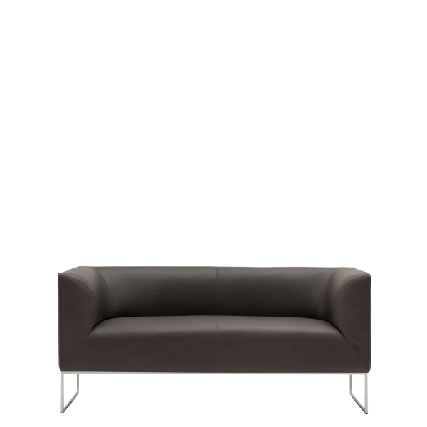 Диван офисный Вики (С-15) 2-х местный (Серый)