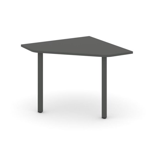Угловой элемент переговорного стола SN-5.UPRG-001 (980х980х750) (Антрацит/Металл Антрацит)