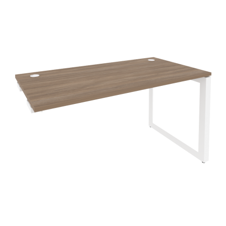 Стол-приставка на О-образном м/к к опорным элементам Onix O.MO-SPR-3.7 1380x720x750 (Дуб Аризона/Белый Металл)